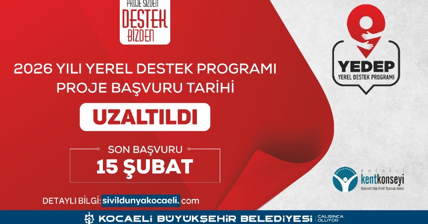 YEDEP 2026’da başvuru süresi 15 Şubat’a uzatıldı