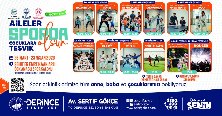 AİLELER SPORDA BULUŞUYOR