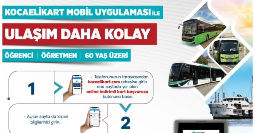 “Online Kocaeli Kart” ile ulaşımda dijital kolaylık