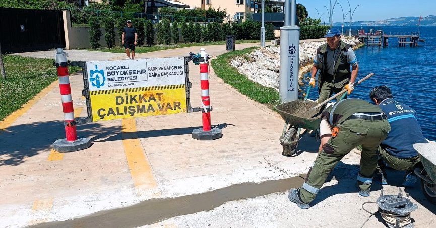 DEĞİRMENDERE SAHİLİNDE KAPSAMLI ÇALIŞMA