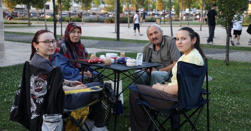 Bu parkın her köşesinde hayat var