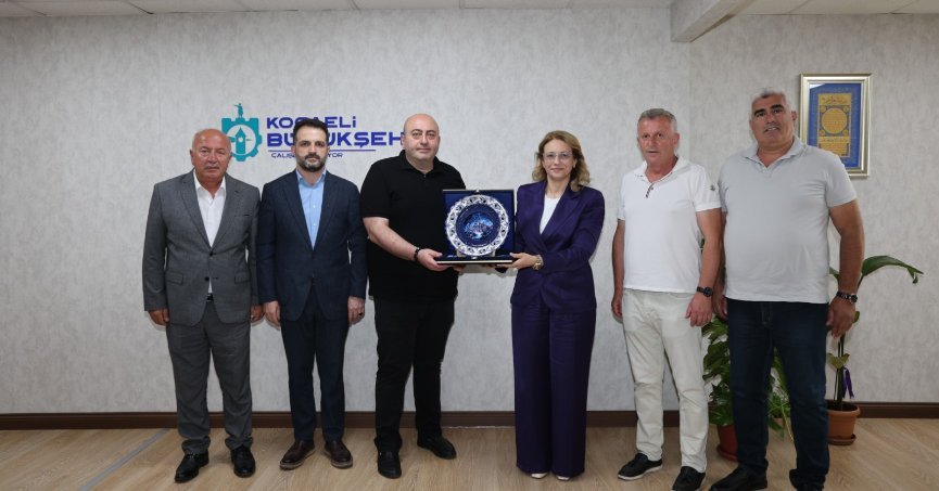 Gürcistan Kutaisi heyetinden Büyükşehir’e ziyaret