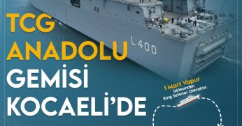 Kocaeli, TCG Anadolu’ya hazırlanıyor