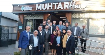 Kocaelili muhtarlardan okul kampanyasına destek