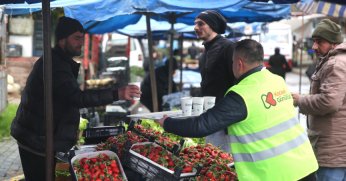 Büyükşehir’den içleri ısıtan ikram