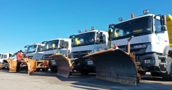 Büyükşehir hafta sonunda karla mücadeleye hazır