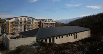 Fatih Mahallesi kültür tesisinde çalışmalar sürüyor