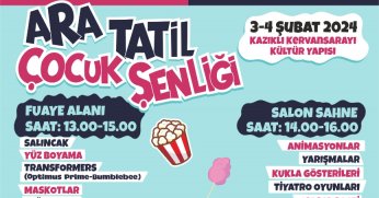 HAYDİ ÇOCUKLAR ARA TATİL ŞENLİĞİNE