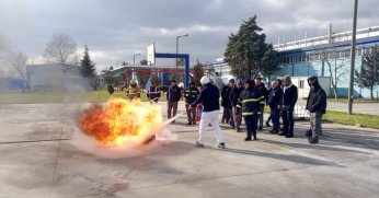 Büyükşehir İtfaiyesi’nden Tekirdağ’da eğitim