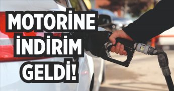 MOTORİNE İNDİRİM GELDİ!