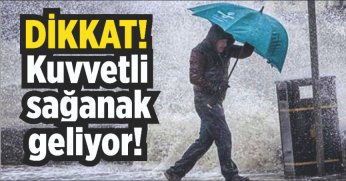 Kocaelililer dikkat! Kuvvetli sağanak geliyor!