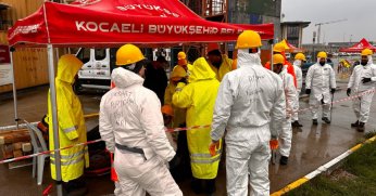 İtfaiyeden İZAYDAŞ’a arama-kurtarma eğitimi