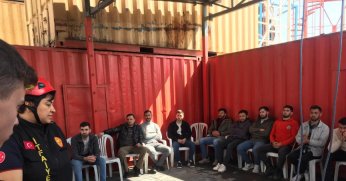 Büyükşehir İtfaiyesinden Orman İşletmeye eğitim