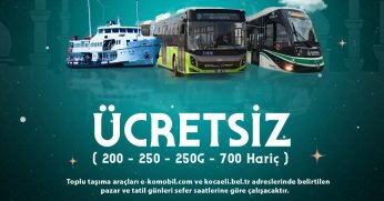 Bayramda ücretsiz 