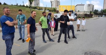 Büyükşehir İtfaiyesinden site sakinlerine eğitim