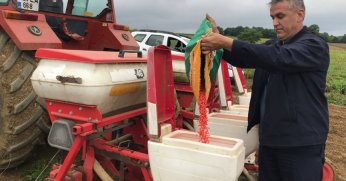 Kocaeli’de mısır tohumları toprakla buluşuyor