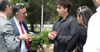 GTÜ Rektörü uluslararası öğrenciler ile buluştu