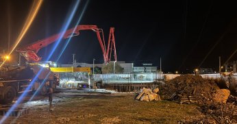 İtfaiye Müfreze binasında temel atıldı