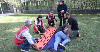 Afet İşleri personeline ilk yardım eğitimi