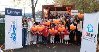 LÖSEV’in çocukları Lokomotif Köy’de moral buldu