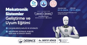 Derince'de 'Mekatronik' Eğitimlerine Başvurular Sürüyor