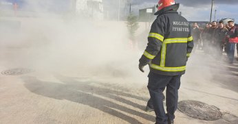 Büyükşehir İtfaiyesi’nde eğitimler tam gaz