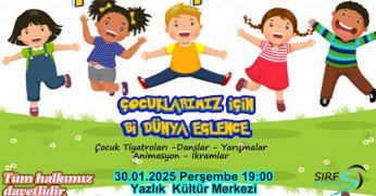 ARA TATİL ÇOCUK ŞENLİĞİ SIRASI DEĞİRMENDERE VE YAZLIK'TA
