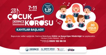 23 Nisan Çocuk Korosu Kayıtları Başladı