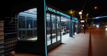 Millet Bahçesi’ne LED’li, modern konsept durak