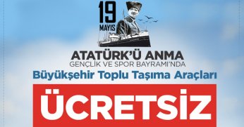 19 Mayıs’ta Kocaeli’nde ulaşım ücretsiz