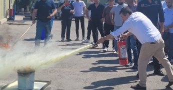 GÖLCÜK BELEDİYESİ PERSONELİNE YANGIN EĞİTİMİ VERİLDİ