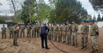 KOBİTEM’in yangın eğitimleri devam ediyor