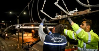 Tramvayda 7/24 durmaksızın hizmet