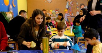 Lokomotif Çocuk Köyü’nün minikleri bilimin izinde